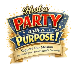 Host your own private benefit concert to support Harmony & Healing's mission to bring live music to hospice and hospital patients